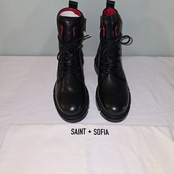Saint + Sofia New Noho Boot in Black, US Women's Size 8, New in Box - Picture 1 of 13